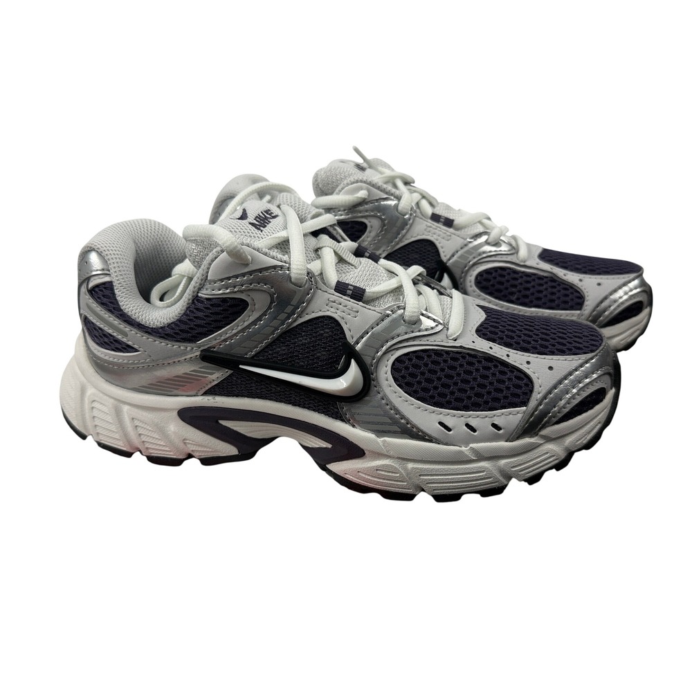Nike V5 RNR Sneakers Womens 5.5 Purple Silver White Running Shoes HQ7901-500